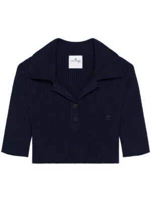 【関税込み】Signature Polo - Courreges - Cotton - White Courrèges Signature Polo - Cotton - White | THE LIST