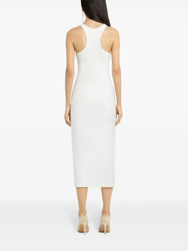 Scuba 90's Rib Dress - Heritage White - XS - Courrges Scuba 90's Rib Dress - Heritage White - XS - Courrges