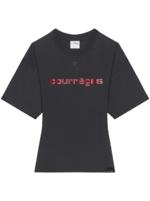 パリミキ COURREGES AC Tシャツ フェード ブラック L Courrèges T-Shirts & Jersey Shirts for Women - FARFETCH