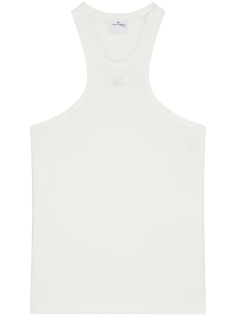 Courrèges scuba-jersey tank top
