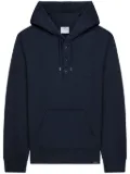 Courrèges buttoned hoodie - Blue