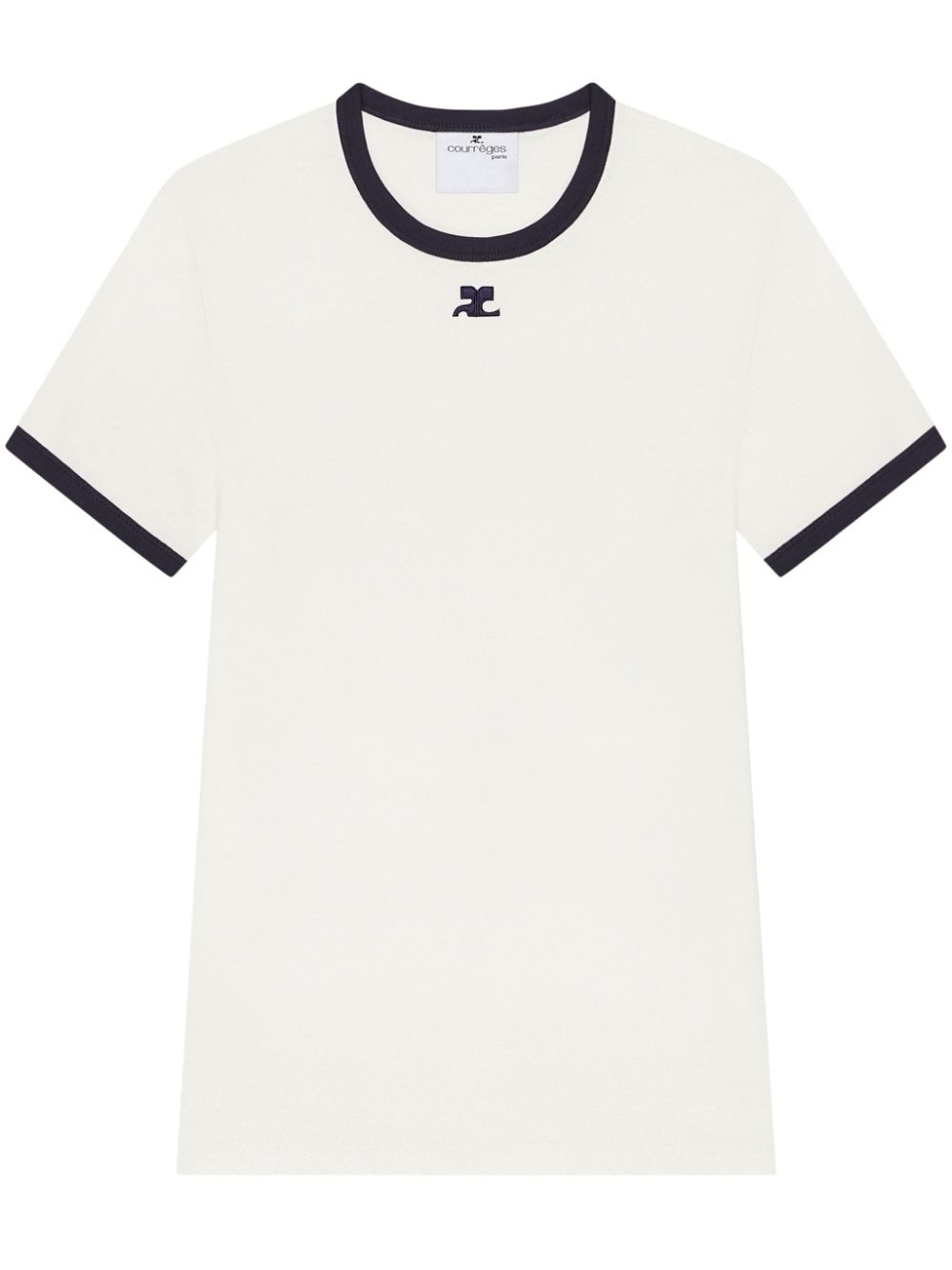 Courrèges Signature Contrast T-shirt Wit