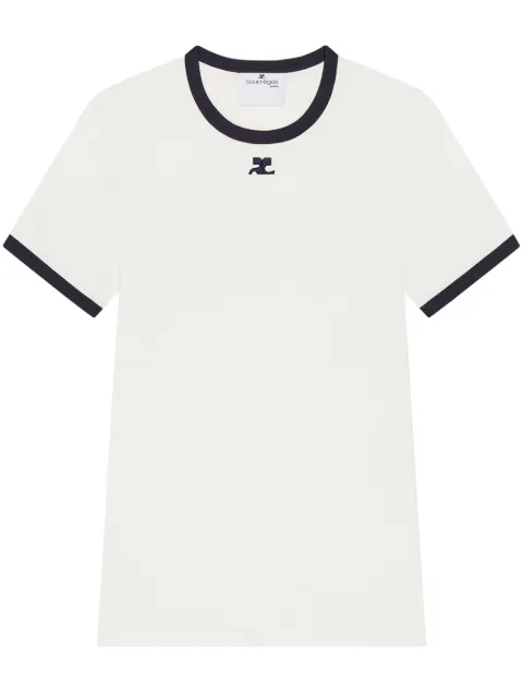 Courrèges Signature contrast T-shirt