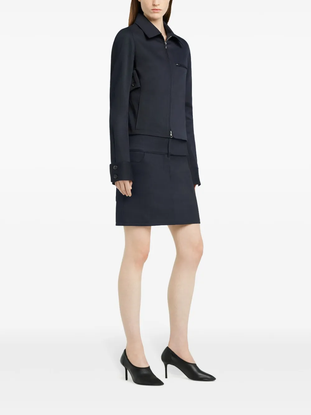Courrèges Martingale shirtjack Blauw