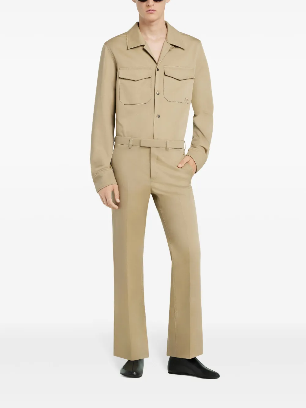 Courrèges Cargo overhemd - Beige