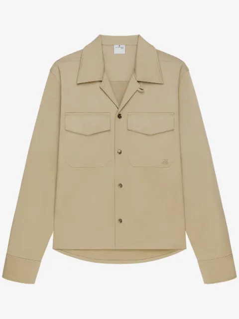 Courrèges chemise à poches poitrine