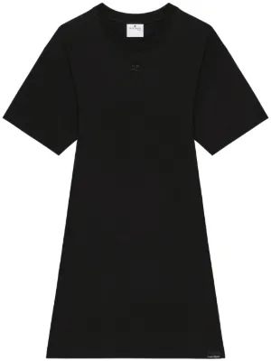 MM6 Maison Margiela ロゴ Tシャツワンピース | ブラック | FARFETCH JP
