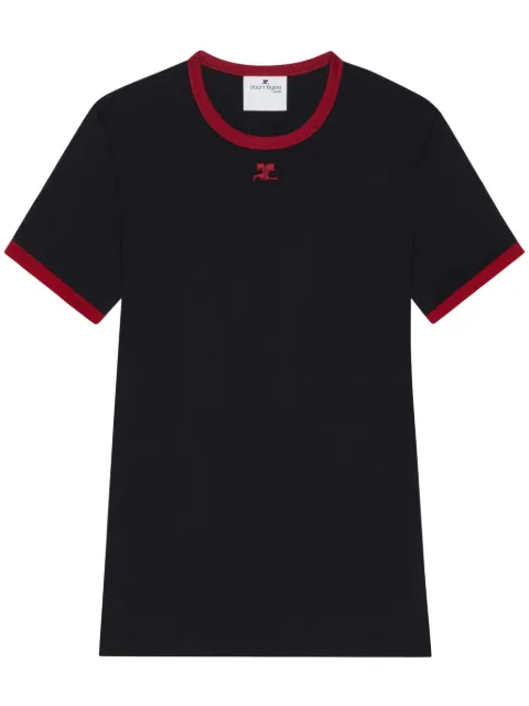 Courrèges Signature contrast T-shirt