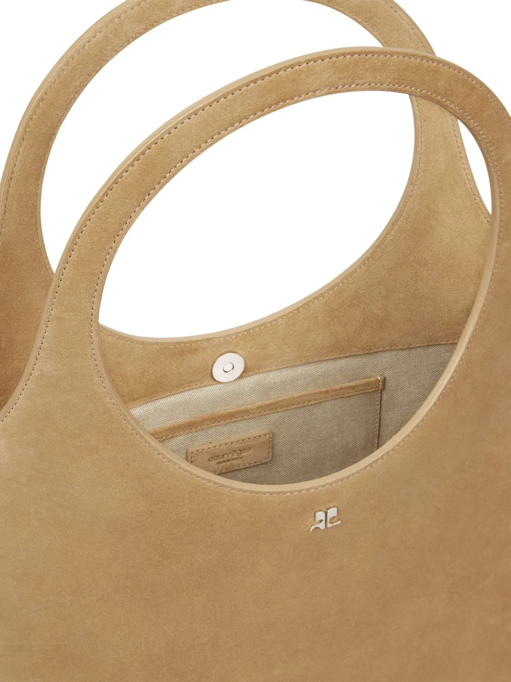 Shop Courrèges Holy Day Tote Bag In Nude