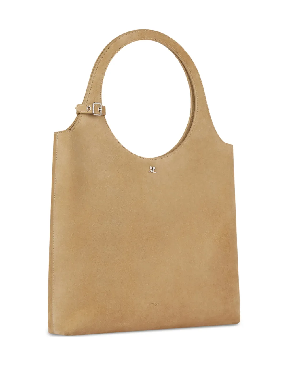 Shop Courrèges Holy Day Tote Bag In Nude