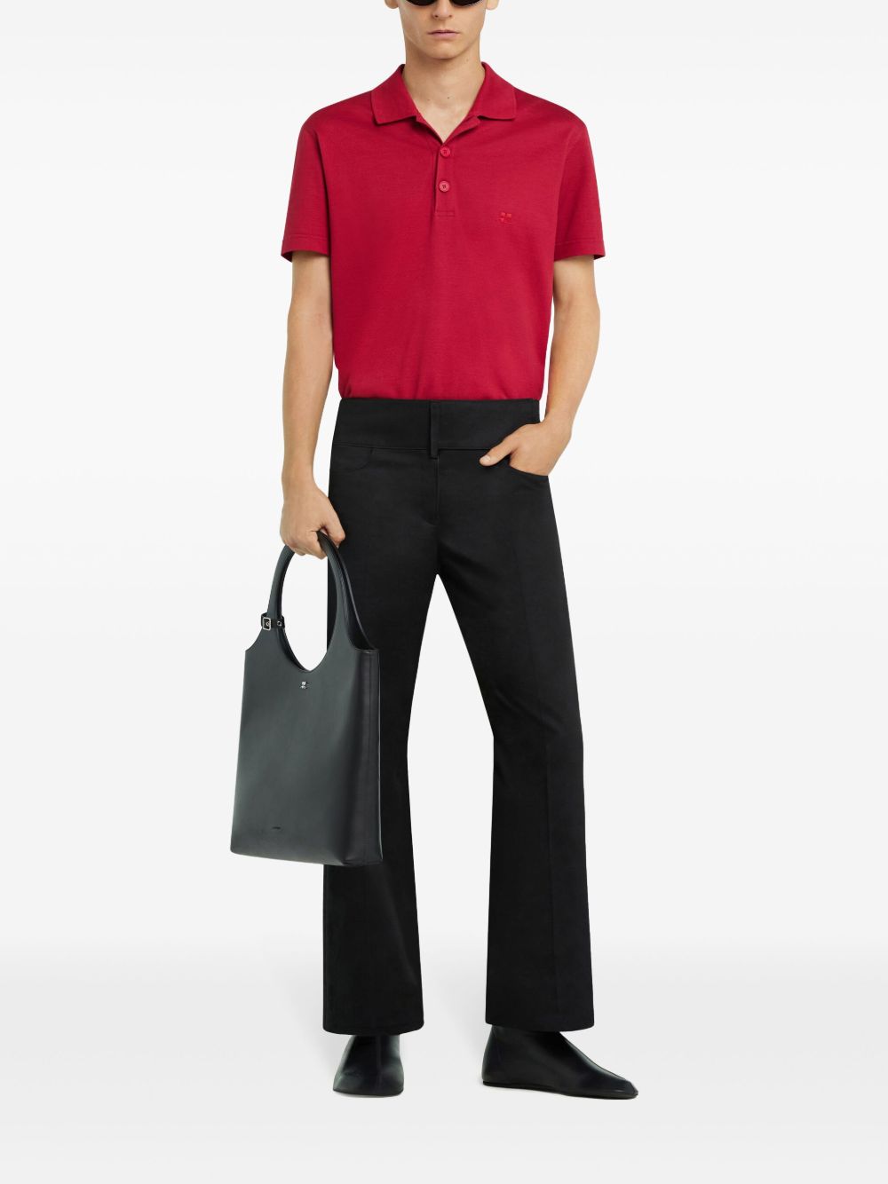 Courrèges AC poloshirt - Rood