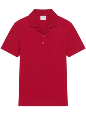 Dolce & Gabbana logo-plaque Polo Shirt | Red | FARFETCH