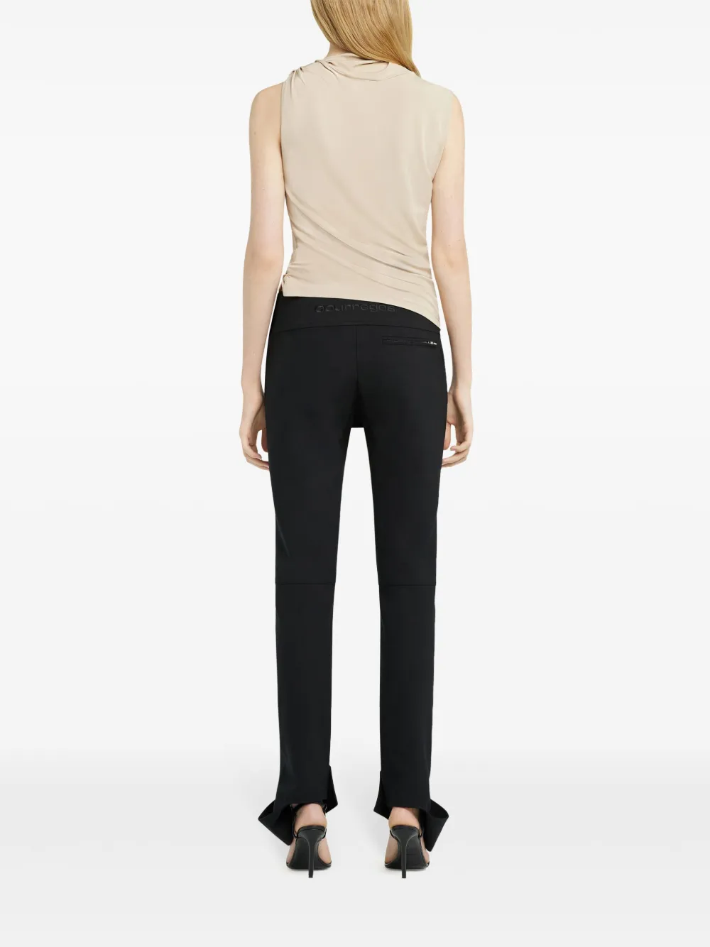 Courrèges Broek met overrok Zwart