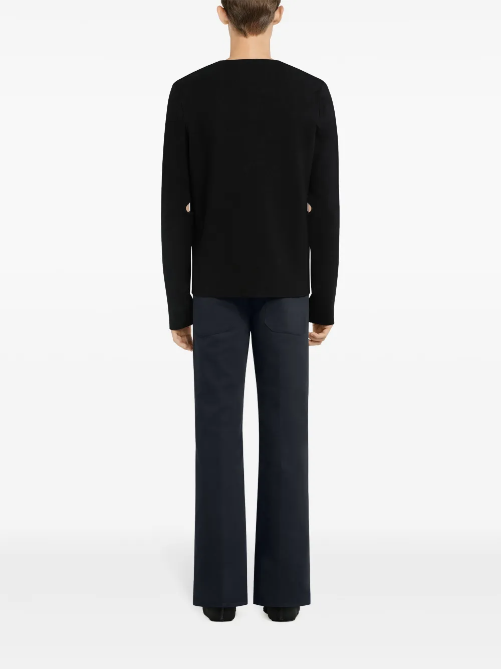 Courrèges Trui met uitgesneden details Zwart