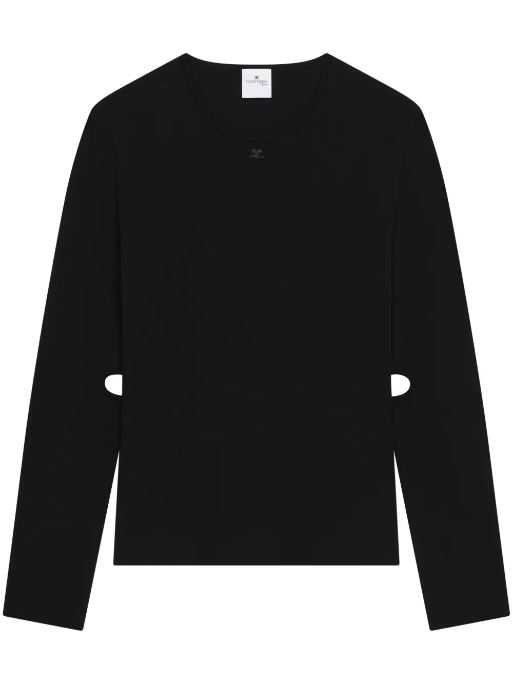 Courrèges Trui met uitgesneden details Zwart