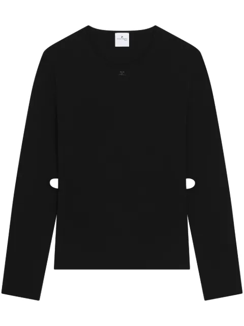 Courrèges pull à découpes