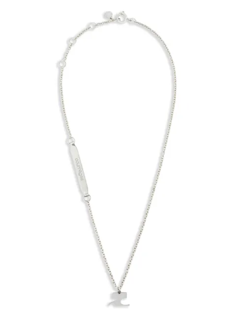 Courrèges قلادة سلسلة AC