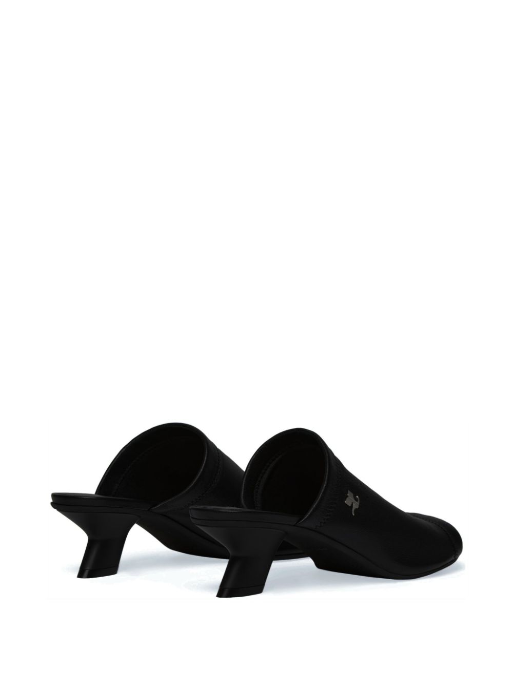 Courrèges Wet Stretch mules Black