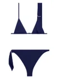 Courrèges scarf bikini set - Blue