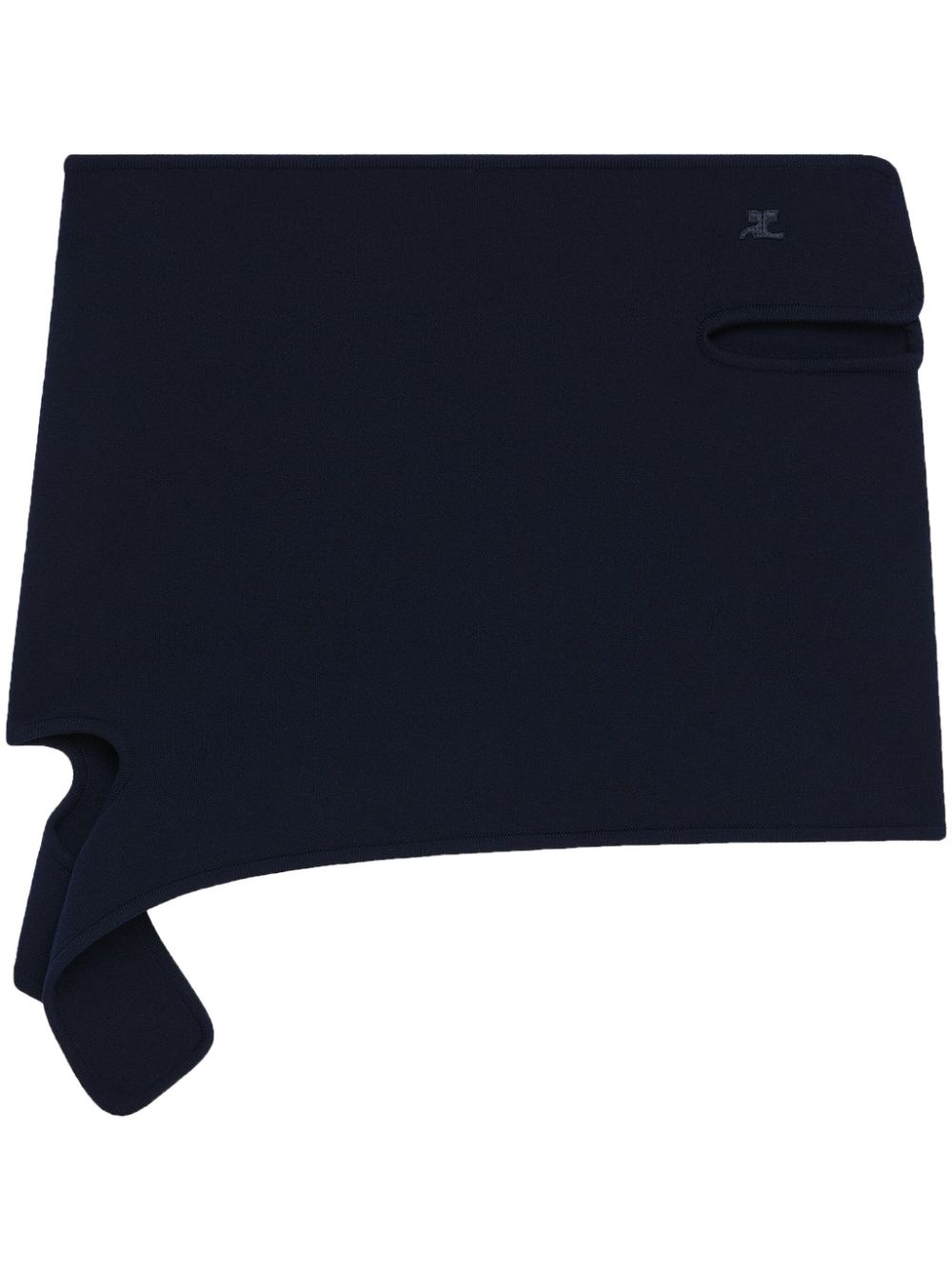 Courrèges loop mini skirt