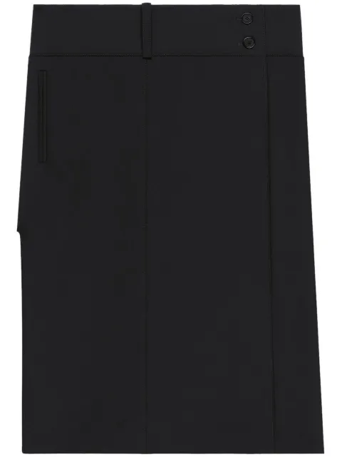 Courrèges belted skirt