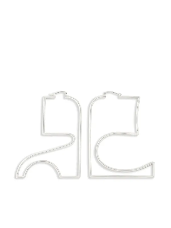 Courrèges AC ピアス | シルバートーン | FARFETCH JP
