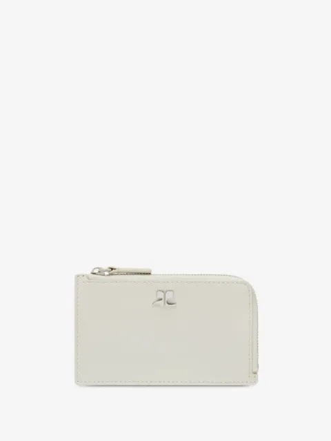 Courrèges logo-plaque cardholder