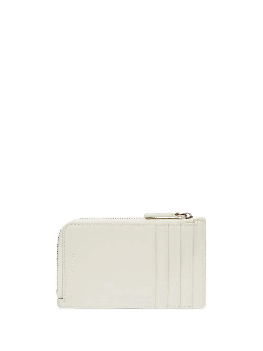 Courrèges Logo-plaque Cardholder In White