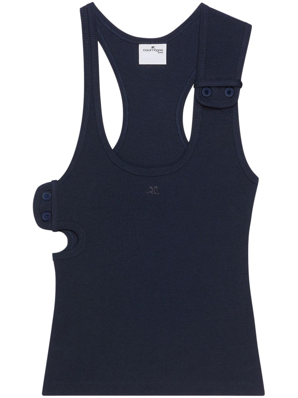 Courrèges 90's Rib tank top