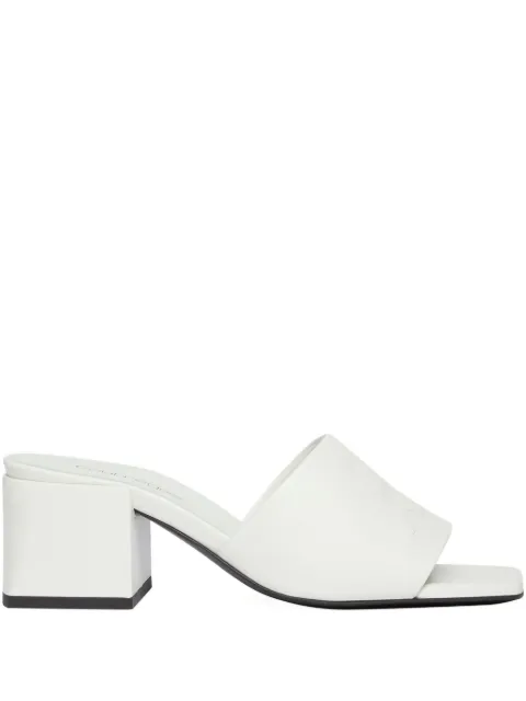 Courrèges 55mm leather block-heel sandals