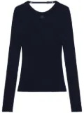Courrèges strap-detail jumper - Blue