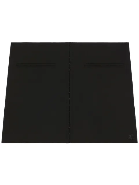 Courrèges Heritage Clipped mini skirt 