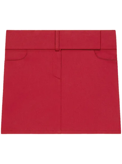 Courrèges belted mini skirt 