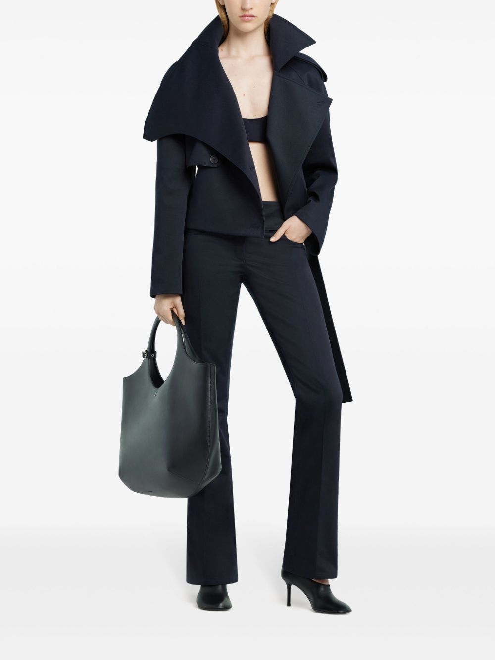 Courrèges Oblique trenchcoat - Blauw