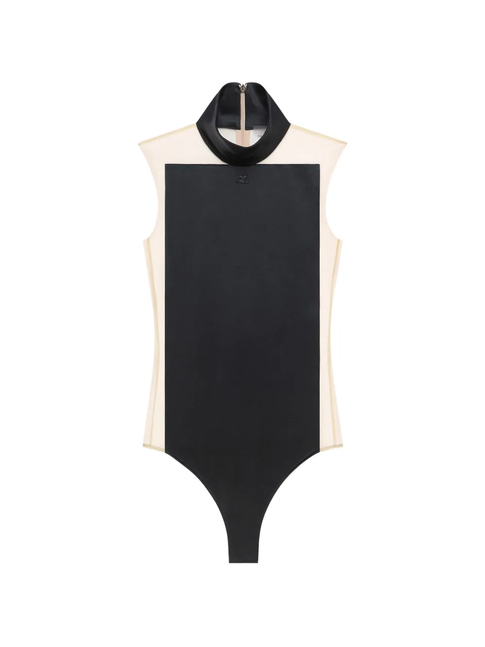 Courrèges Illusion body Zwart