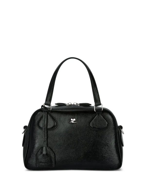 ★送料関税込★Courreges AC スタッド レザー ボウリングバッグ Courrèges AC スタッズ ボウラーバッグ | ブラック | FARFETCH JP