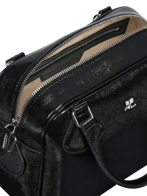 ★送料関税込★Courreges AC スタッド レザー ボウリングバッグ Courrèges AC スタッズ ボウラーバッグ | ブラック | FARFETCH JP