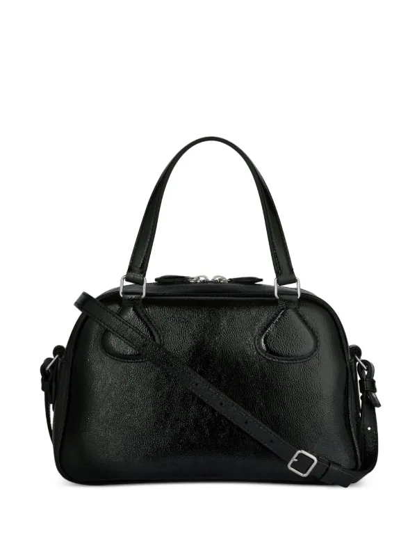★送料関税込★Courreges AC スタッド レザー ボウリングバッグ Courrèges AC スタッズ ボウラーバッグ | ブラック | FARFETCH JP