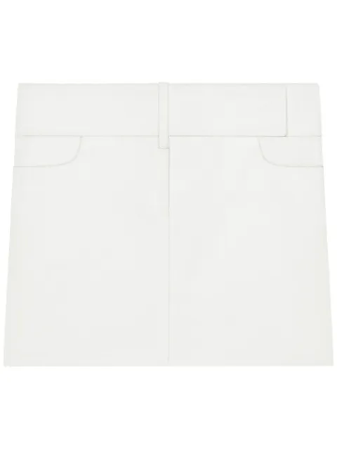 Courrèges belted mini skirt 