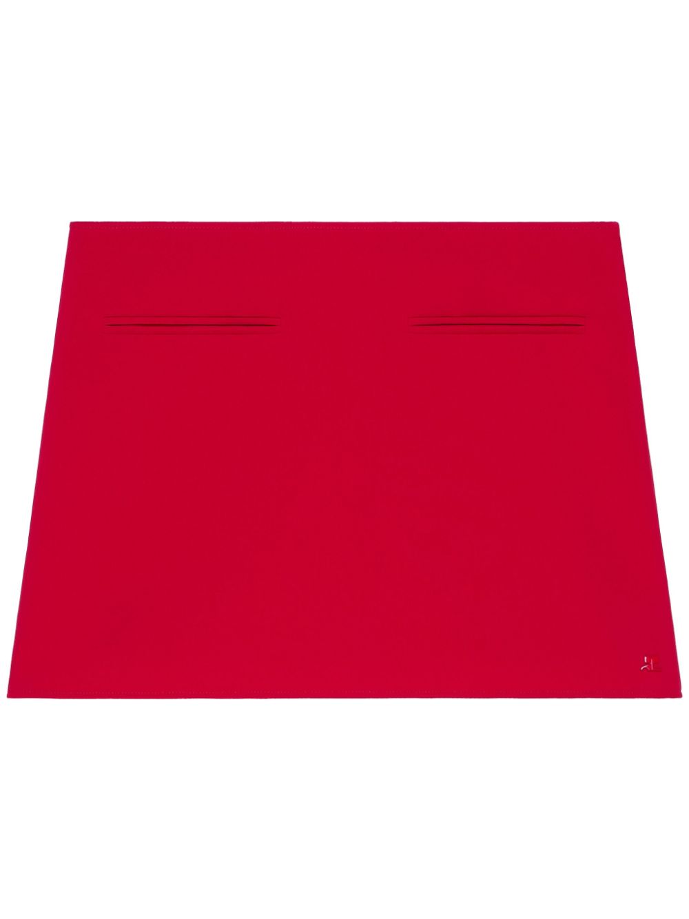 Courrèges Heritage Pockets mini skirt - Red