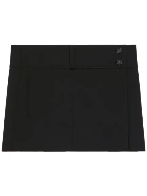 Courrèges belted mini skirt 