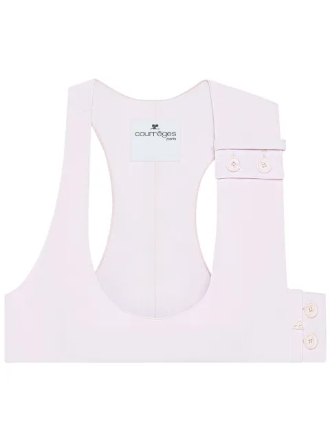 Courrèges racerback crop top