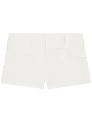 ショートパンツ COURREGES Women Shorts  Burmudas PERCPA013VY0003 Black Courrèges cut-out zip-up Mini Shorts | Black | FARFETCH