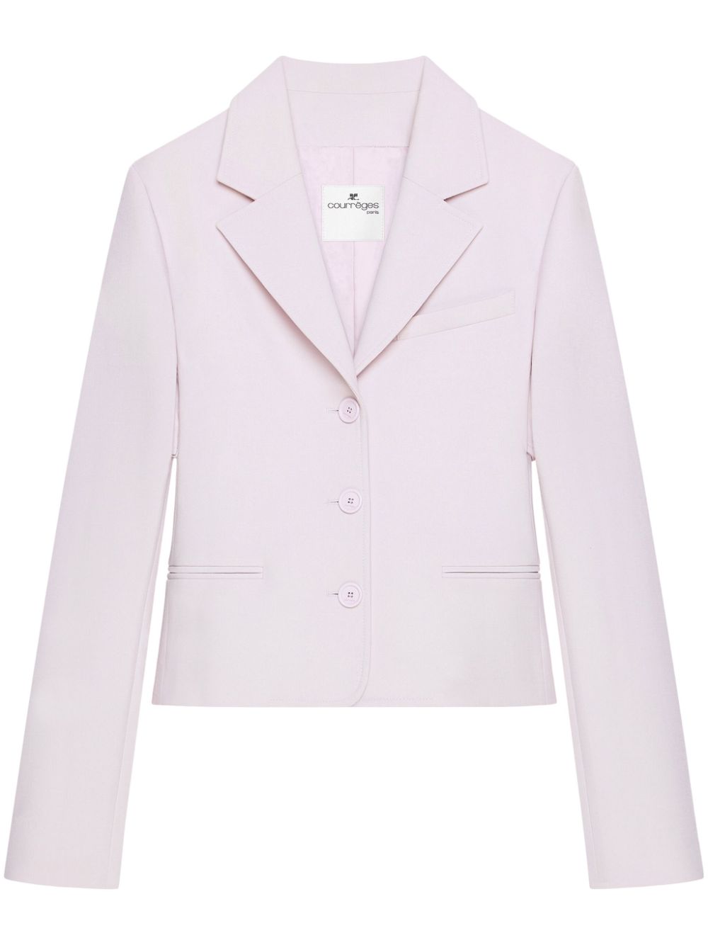 Courrèges martingale-strap blazer - Pink