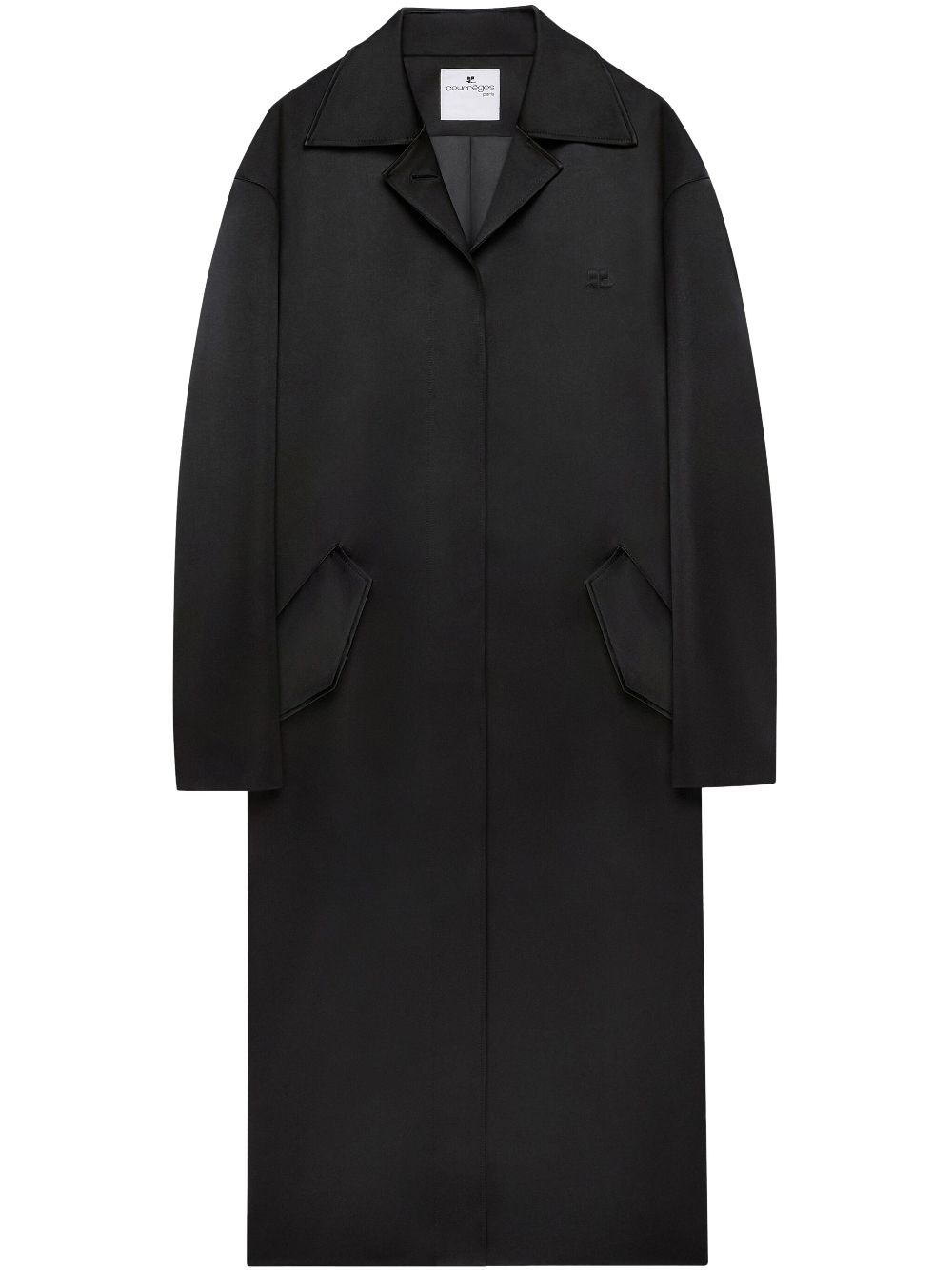 Courrèges Cocoon coat - Black