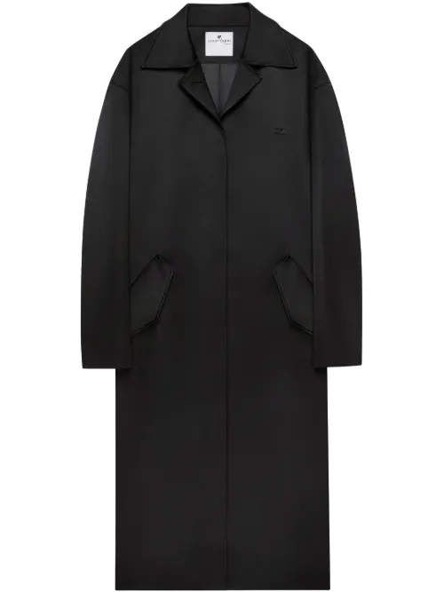 Courrèges manteau Cocoon - Noir - Courrèges - Modalova
