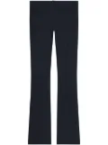 Courrèges belted flared pants - Blue