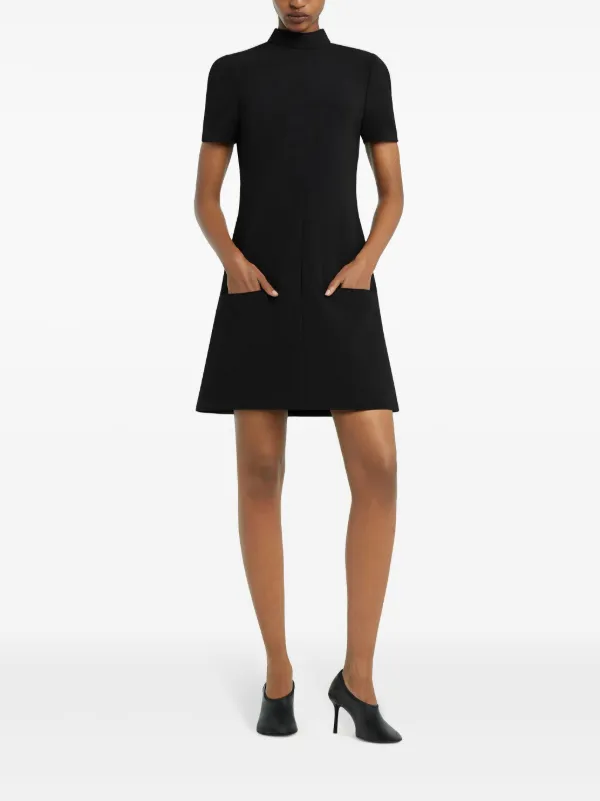 Heritage A-line Dress - Black - 34 - Courrges