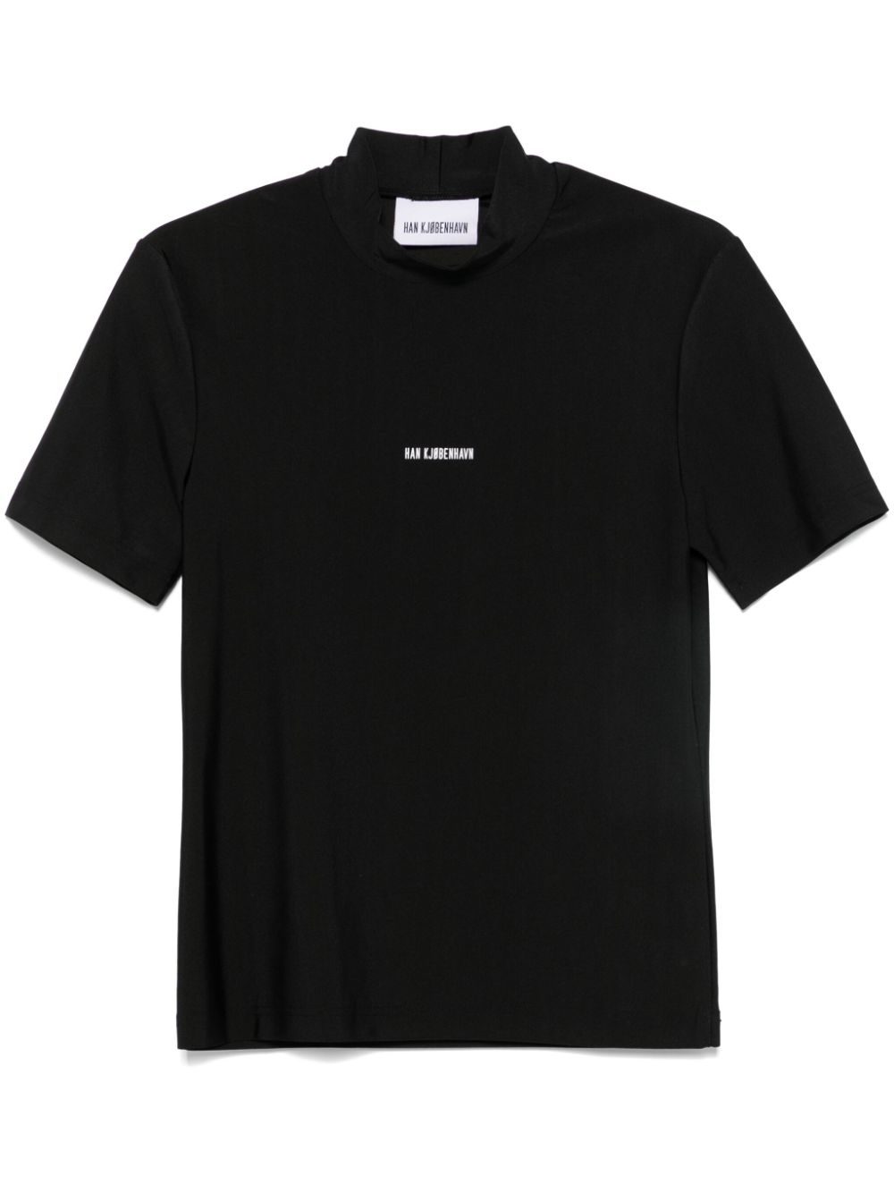 Han Kjøbenhavn logo-appliqué T-shirt - Black