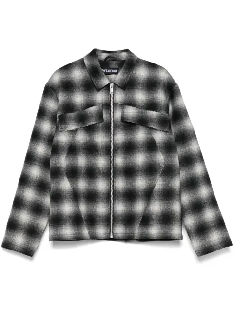 Han Kjøbenhavn checked padded shirt jacket